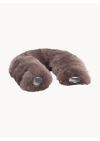 Weich Alpaca Nahřívací lahev Nuca, ruční výroba Hnědá Kůže Š 10 cm, D 35 cm