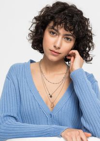 Souprava řet&iacute;zků (3d&iacute;ln&aacute;) | Stř&iacute;brn&aacute; | Vel. Onesize | bonprix