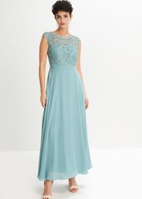 Maxi šaty s krajkou | Modrá | Vel. 42 | bonprix