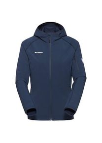 Mammut Women's Madris Light Midlayer Hooded Jacket Fleece jacket Women (S, blue)