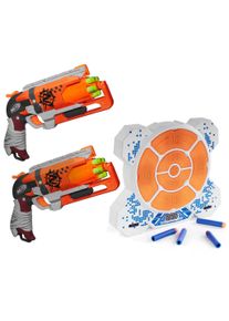 Action Bundle: 2x Nerf Zombie Strike Hammershot + Elektronische Zielscheibe DX7