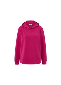 Tchibo - Mikina s kapuc&iacute; z modalov&eacute; směsi - pro ženy - vel. S 36/38 - barva: červen&aacute;