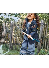 Tchibo - Dětsk&aacute; softshellov&aacute; bunda - pro miminko - vel. 86/92 - barva: modr&aacute;/s potiskem