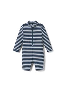 Tchibo - Overal s UV ochrann&yacute;m faktorem 80 pro miminka - pro ženy - vel. 98/104 - barva: modr&aacute;/s proužky