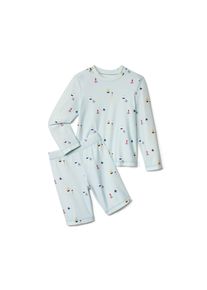 Tchibo - Dětská souprava s UV ochranným faktorem 80 - pro ženy - vel. 122/128 - barva: modrá/s potiskem