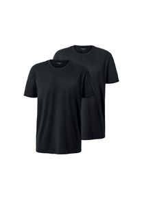 Tchibo - Trička s kulat&yacute;m v&yacute;střihem - pro muže - vel. XXL 60/62 - barva: čern&aacute;