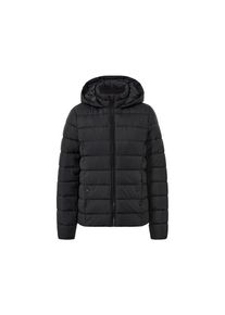 Tchibo - Pro&scaron;&iacute;van&aacute; bunda s kapuc&iacute; - pro ženy - vel. 42 - barva: čern&aacute;