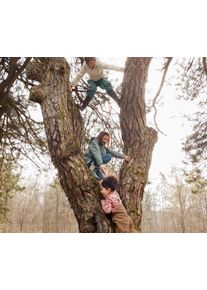 Tchibo - Kalhoty do deště s reflexními proužky - pro ženy - vel. 122/128 - barva: zelená