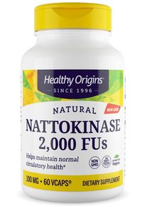 Healthy Origins Nattokinase - 2000 FU"s, 60 Kapseln