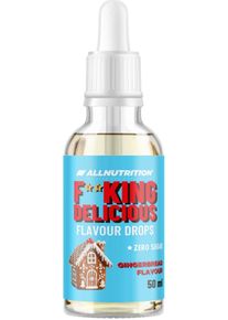 Allnutrition Fitking Delicious Flavour Drops, 50 ml Flasche, Gingerbread