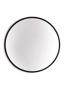 Casa Chic Fournier N&aacute;stěnn&eacute; zrcadlo s kovov&yacute;m r&aacute;mem kulat&eacute; &Oslash; 80 cm