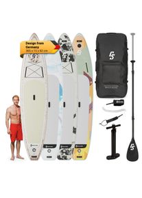 Capital Sports Kipu Allrounder Tandem, nafukovací paddleboard, SUP prkno, Set Cruiser