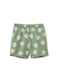 Tchibo - Dětské koupací šortky - vel. 146/152 - barva: zelená/s potiskem