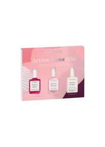 manucurist Active Icons Trio - Sada ikonických pečujících laků na nehty Active™