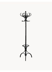 Premier Housewares Věšák z březového dřeva Kennedy Černá Ø 48 cm, V 184 cm