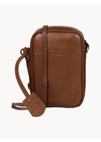 Burkely Kožená taška na telefon Norah Hnědá Š 5 cm, V 19 cm