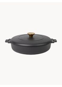 VINGA Litinový hrnec Monte Heritage Černá D 34 cm, V 10 cm, Š 27 cm