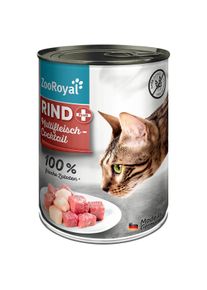 ZooRoyal pro kočky hověz&iacute; + koktejl z různ&yacute;ch druhů masa 6 &times; 400 g