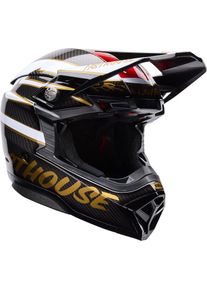Bell Moto-10 Spherical Fasthouse DITD 25, motocross helmet , color: Black/White/Gold , size: M
