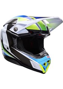 Bell Moto-10 Spherical Grid, motocross helmet , color: Blue/White/White , size: M