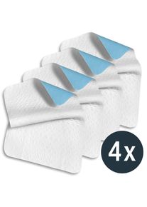 Sleezzz Vital su geçirmez emici polar yatak pedi, 75 x 90 cm, 4'lü paket halinde yatağı korumak için