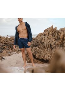 Tchibo - Froté bunda s kapucí - pro muže - vel. M 48/50 - barva: modrá