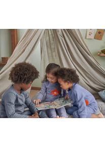 Tchibo - Pyžamo pro malé děti - pro dívky - vel. 110/116 - barva: fialová/s potiskem