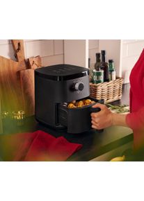 Tchibo - Horkovzdu&scaron;n&aacute; frit&eacute;za - barva: čern&aacute;