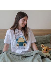 Pokémon Pokemon - Snorlax Eat Sleep Repeat T-Shirt white - M - White