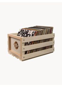 Crosley Úložný box na vinylové desky John Béžová D 45 cm, V 24 cm