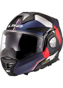 LS2 FF901 Advant X Ultra, modular helmet , color: Matt Black/Blue/White/Red , size: S