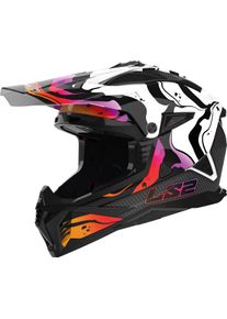 LS2 MX708 Fast II Wash, motocross helmet , color: White/Black/Red , size: M