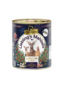 6x800g Granatapet Liebling's Mahlzeit Anniversary Edition - zvěřina a kuřecí srdce