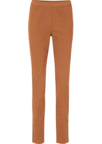 Damske Džeg&iacute;ny &uacute;zk&eacute;ho střihu terakotov&aacute; ,velikost 56