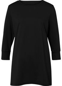 Damske Tričko s kulat&yacute;m v&yacute;střihem m&iacute;rně roz&scaron;&iacute;řen&eacute;ho střihu čern&aacute; ,velikost 54