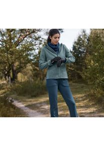 Tchibo - Bunda z pleten&eacute;ho fleecu - pro ženy - vel. L 44/46 - barva: modr&aacute;