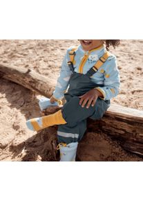 Tchibo - Dětská fleecová bunda - pro ženy - vel. 98/104 - barva: modrá/s potiskem