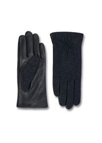 Tchibo - Kožen&eacute; rukavice z kombinace materi&aacute;lů - pro ženy - vel. 7 - barva: čern&aacute;