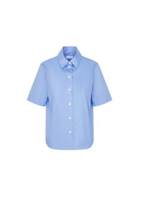 Halenka s kr&aacute;tk&yacute;m ruk&aacute;vem Seidensticker - pro ženy - vel. 46 - barva: modr&aacute;