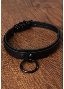 Easure - Slave Black - Choker - Černá - Onesize - Nerezová ocel,100% Polyuretan,Falešná kůže