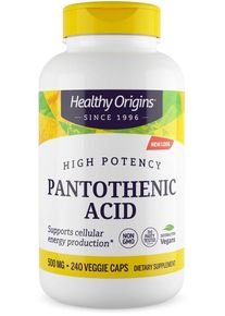 Healthy Origins Pantothenic Acid - 500 mg, 240 Kapseln