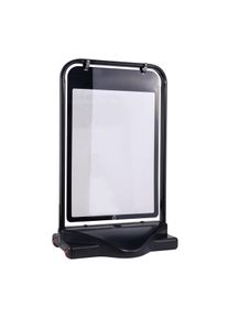 Reklamní stojan SWING-STOP A1 s nádrží na vodu, černý, Ocel|Plast, černá