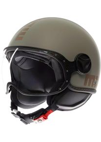 Momo Design Momodesign FGTR Classic Flip, open face helmet , color: Matt Olive/Bronze/Green , size: L