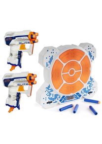 Action Bundle: 2x Nerf N-Strike Elite Triad + Electronic Target DX7