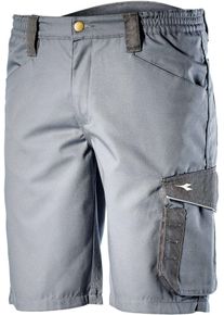 Diadora Utility Poly, workwear shorts , color: Grey/Dark Grey , size: M