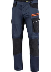 Diadora Utility Poly Hybrid Performance, workwear pants , color: Dark Blue/Black , size: M