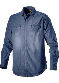 Diadora Utility Denim, workwear shirt , color: Blue , size: XL