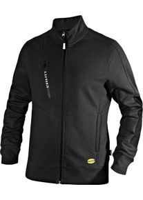 Diadora Utility Litework, workwear sweat jacket , color: Black , size: M