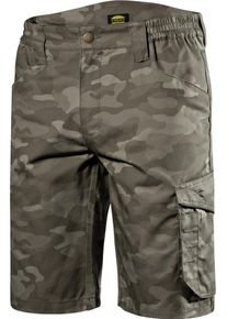 Diadora Utility Poly Camo, workwear shorts , color: Olive/Dark Green , size: S