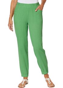 Damske Navl&eacute;kac&iacute; kalhoty z mu&scaron;el&iacute;nu jablkov&aacute; ,velikost 48